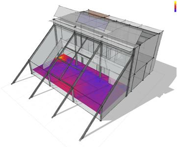 図5：日中の採光をAutodesk® Ecotect ™で調査する